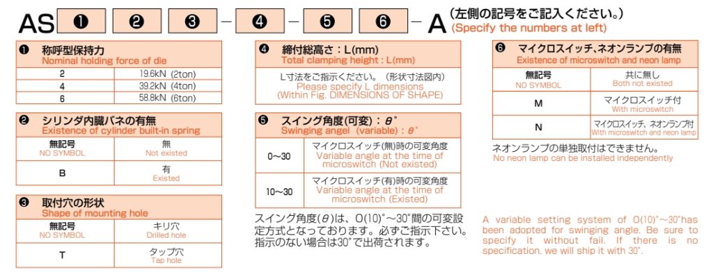 SR摆动夹具回转夹具AS4B